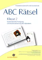 Vorschau - Unterrichtsreihen - Alphabet 2. Klasse Unterrichtsreihe - 30 ABC Rätsel - Deckblatt