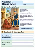 Vorschau - Arbeitsblätter - Samuel hört Gottes Ruf | Religion Klasse 4 Arbeitsblätter | Evangelische Religionslehre | 10 Arbeitsblätter als PDF - Seite 1
