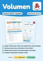 Vorschau - Stundenentwürfe - Volumen Klasse 6: Regelheft, Übungen & Spiele - Deckblatt
