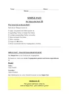 Vorschau - Stundenentwürfe - Simple Past Komplettpaket | Klasse 6 | Grammatik, Übungen, Spiele & Selbstkontrolle - Seite 1