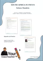 Vorschau - Stundenentwürfe - Nelson Mandela- Lebensweg, Widerstand und Wandel - Deckblatt
