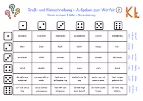 Vorschau - Spiele - Materialpaket - Groß- und Kleinschreibung - Nomen - Nominalisierung - Klasse 6-7 - Spiele - Seite 3