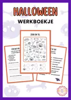 Voorbeeld - Werkboekje Halloween | Werkbladen Groep 3-5 - Voorblad