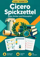 Vorschau - Arbeitsblätter - Cicero Rede Spickzettel Latein Klasse 10 - Deckblatt