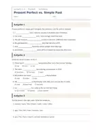 Vorschau - Arbeitsblätter - Present Perfect vs. Past – Vertiefung - Seite 1