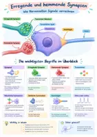 Vorschau - Poster - Erregend, hemmend, Biologie, Klasse 12 - Deckblatt