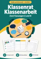 Vorschau - Spiele - Klassenrat, Komplettpaket Politik, Klasse 5 - Seite 1
