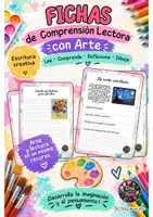 Vista previa - Hojas de trabajo - Comprensión lectora y escritura creativa - Arte - Portada