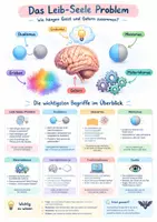 Vorschau - Poster - Leib-Seele-Problem, Philosophie, Klasse 13 - Deckblatt