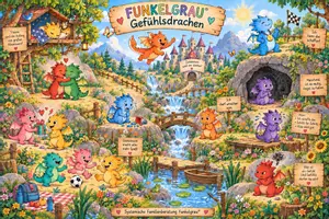 Vorschau - Arbeitsblätter - Als Funkelgrau® Gefühlsdrachen-Forscher Gefühle entdecken und verstehen lernen - Seite 2