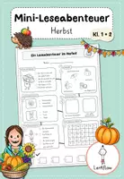 Vorschau - Arbeitsblätter - Lesen im Herbst: Leseverständnis Klasse 1 + 2 - Deckblatt