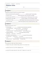 Vorschau - Arbeitsblätter - Passive voice Zeiten – Vertiefung - Seite 1