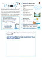 Vista previa - Hojas de trabajo - Comprensión lectora: el ciclo del agua - página 3
