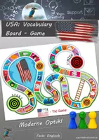 Vorschau - Spiele - USA: Vocabulary / Words - Sparpaket mit: Flash Cards, Board Game, I have... - Who has?, Memory® - Seite 1