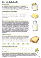 Vorschau - Arbeitsblätter - Butter aus Sahne herstellen – Mission Butterwunder | Sachunterricht Klasse 3-4 - Seite 1