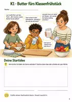 Vorschau - Arbeitsblätter - Butter aus Sahne herstellen – Mission Butterwunder | Sachunterricht Klasse 3-4 - Seite 3