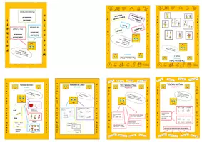 Vorschau - Merkblätter - Klaro Faltheft Wortarten für die Federmappe - Deckblatt