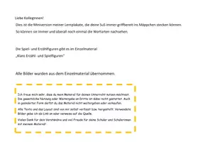 Vorschau - Merkblätter - Klaro Faltheft Wortarten für die Federmappe - Seite 1