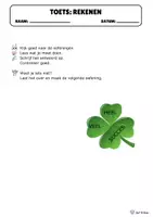 Voorbeeld - Wiskunde: leerstof eind 2de leerjaar - Voorblad