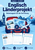 Vorschau - Stundenentwürfe - Länder Themen, Vertretungs-Set Fachübergreifend, Klasse 9-10 - Seite 1