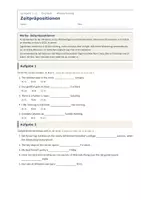 Vorschau - Arbeitsblätter - Zeitpräpositionen Englisch – Wiederholung - Seite 1