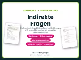 Vorschau - Arbeitsblätter - Wiederholung Englisch Klasse 7/8 – Paket - Seite 3