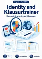 Vorschau - Test - Identity and Klausurtrainer, Englisch Klasse 11 - Deckblatt
