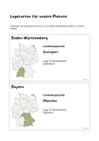 Vorschau - Stundenentwürfe - Bundesländer Plakate gestalten und präsentieren | Sachunterricht Klasse 3/4 - Seite 2