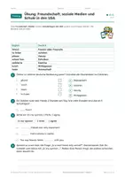 Vorschau - Arbeitsblätter - Freundschaft, soziale Medien, Englisch, Klasse 7 - Seite 3