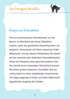 Vorschau - Mal- und Bastelvorlagen - Vorlesen & Basteln: Hexe Hesperia - Seite 1