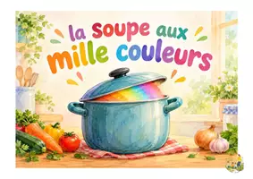 Aperçu - Cartes / Images - Kamishibai_La soupe aux mille couleurs - Page de couverture