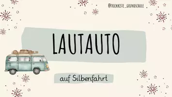 Vorschau - Präsentationen/Tafelbilder - Lautauto auf Silbenfahrt - Seite 1