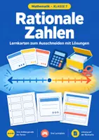 Vorschau - Spiele - Rationale Zahlen, Mathematik Klasse 7 - Deckblatt