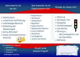 Vorschau - Poster - Flyer für den Englischunterricht - Seite 1