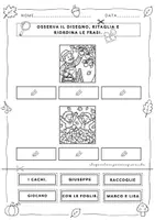 anteprima - Esercizi - AUTUNNO - LEGGERE E RIORDINARE FRASI - Pagina 2