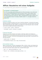 Vorschau - Stundenentwürfe - Affixe – Präfixe und Suffixe | Wortbildung und Wortfamilien | Klasse 5–7 - Seite 2