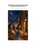 Vorschau - Arbeitsblätter - Leseförderung Klasse 5–6: Herbst, Halloween, Tandemlesen und Lesekrimi – Materialpaket - Seite 1