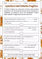 anteprima - Esercizi - Riordina le sequenze- Folletto Foglino - Pagina 1