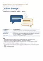 Vorschau - Arbeitsblätter - Klausur Q2 Kommunikation: Thomas Mann „Tonio Kröger“ Kap. 4 – Gespräch mit Lisaweta – Sprachskepsis & Gesprächsanalyse - Seite 1