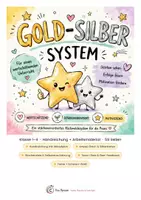 Vorschau - Mal- und Bastelvorlagen - Positive Verhaltensampel - Das Gold-Silber-System - Deckblatt