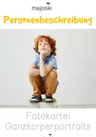 Vorschau - Stundenentwürfe - BUNDLE - Personenbeschreibung 3. Klasse / 4. Klasse - 5x Fotokartei - Raten, Beschreiben, Schreiben - Seite 1