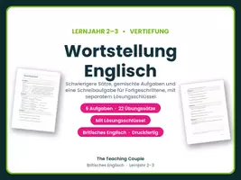Vorschau - Arbeitsblätter - Vertiefung Englisch Klasse 5/6 – Paket - Seite 3