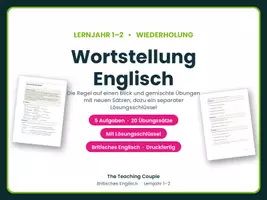 Vorschau - Arbeitsblätter - Wiederholung Englisch Klasse 5 – Paket - Seite 3