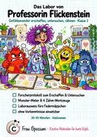 Vorschau - Stundenentwürfe - Das Labor von Professorin Flickenstein – Gefühlsmonster erschaffen, untersuchen, zähmen - Deckblatt