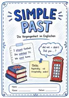Vorschau - Arbeitsblätter - simple past - Übung Klasse 5-6 mit Lösungen - Deckblatt
