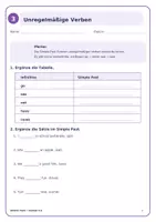Vorschau - Arbeitsblätter - simple past - Übung Klasse 5-6 mit Lösungen - Seite 3