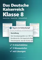 Vorschau - Arbeitsblätter - Kaiserreich Geschichte 8 Realschule - Seite 1