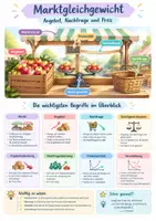 Vorschau - Poster - Marktgleichgewicht, Wirtschaft, Klasse 12 - Deckblatt