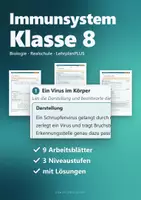 Vorschau - Arbeitsblätter - Immunsystem Biologie 8 Realschule - Seite 1