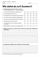 Vorschau - Arbeitsblätter - Materialgestütztes Schreiben E-Scooter - Seite 2